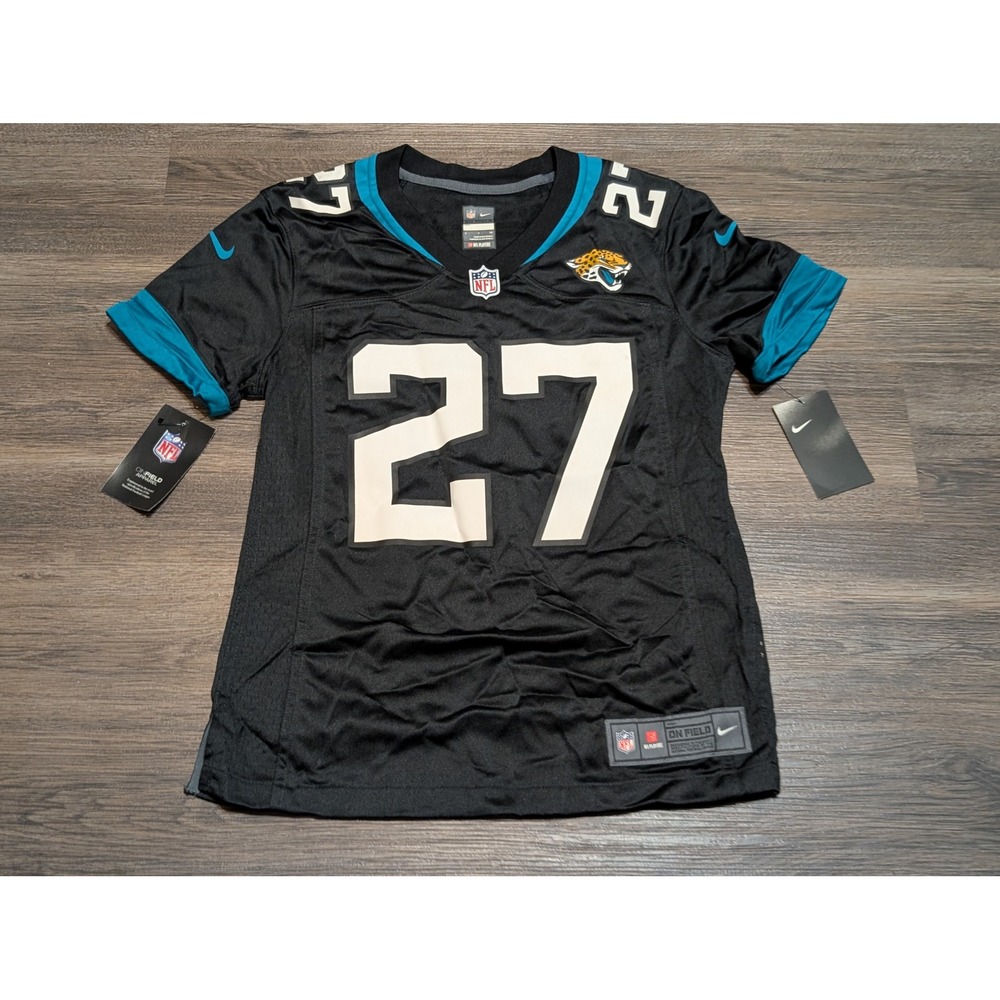 NWT Nike Jacksonville Jaguars Leonard Fournette 27 Womens Small Black ‎ Jersey